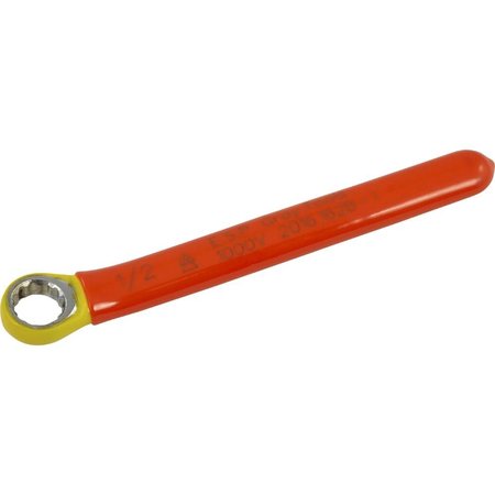 GRAY TOOLS Combination Wrench 1/2", 1000V Insulated 162B-I
